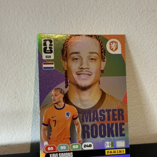 Xavi Simons Master Rookie Panini 2026 World Cup card like new