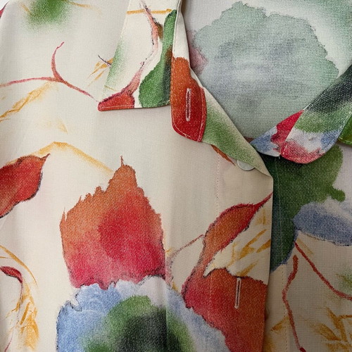 Women's shirt new 5XL multicolor 100% viscose