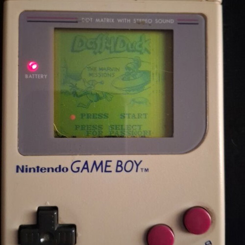 Nintendo Game Boy console with games
