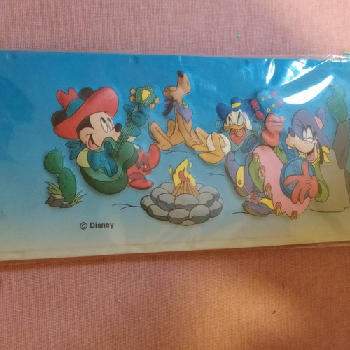 Disney Mickey Mouse Round Plastic Pencil Holder new