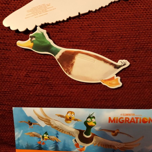 Migration set of 8 items from Universal Studios 2023 movie, new