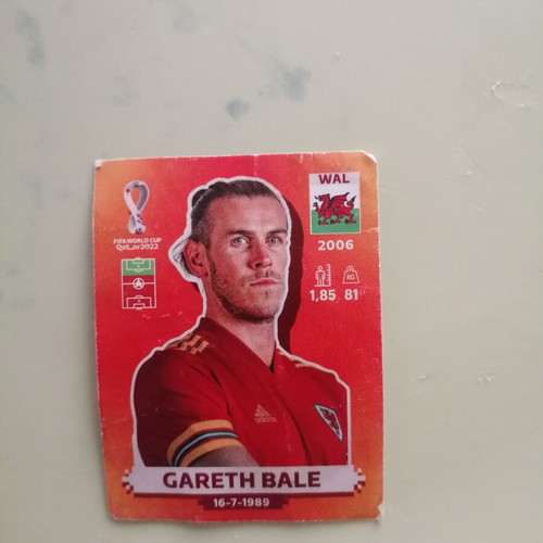 Gareth Bayle #16 sticker Panini FIFA World Cup Qatar 2022 new