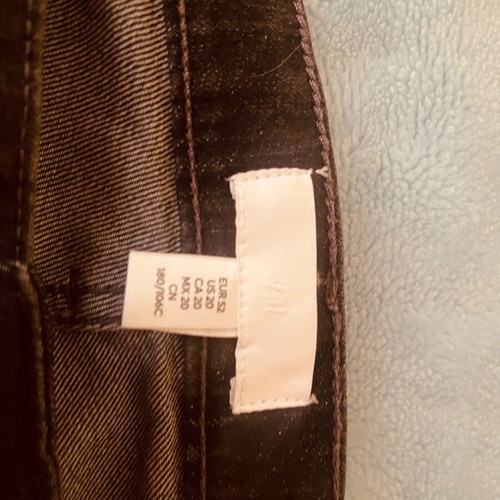 H&M Stretch Black Women's Jeans Like New Size 52