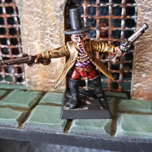 Warhammer Witch Hunter like new, custom with dual pistols, painted