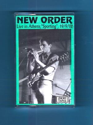 NEW ORDER, Live in Athens, "Sporting", 19/9/1982, C60, Audio Tape