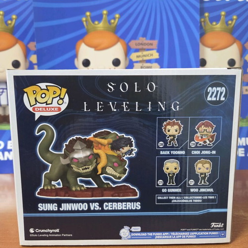 Funko Pop Deluxe #2272 Solo Leveling Sung Jinwoo vs Cerberus new figure
