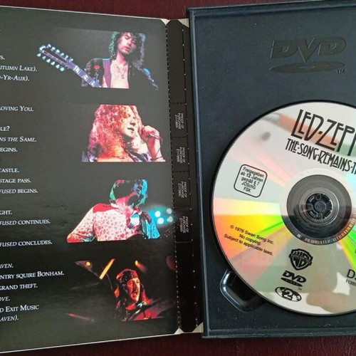 Led Zeppelin DVD The Song Remains The Same like new