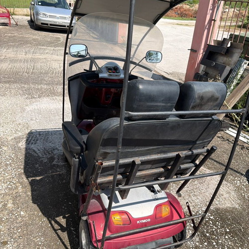 KYMCO Maxi XLS electric quad scooter like new with tandem seat and canopy