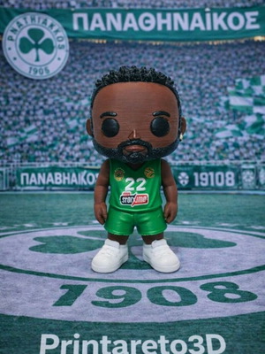 Grant Panathinaikos figure new, handmade, PLA+