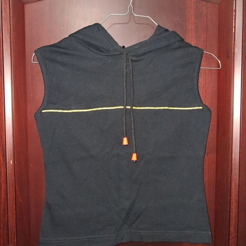 Hyperactive Easywear Black Sleeveless Hoodie Size M, Excellent Condition