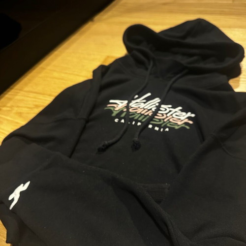 Hollister hoodie black, like new, size S