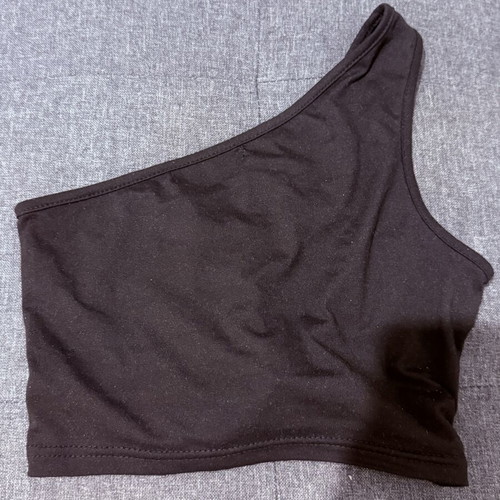 Shein black top with adjustable cord, like new, size XS