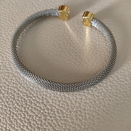 Tous bracelet with gold 750 and stainless steel in new condition