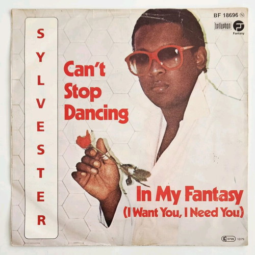 Sylvester Can't Stop Dancing 7" vinyl near mint, pink German edition