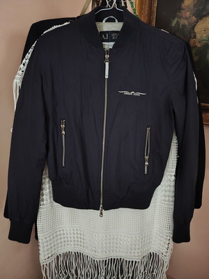 Armani Jeans women's bomber jacket, dark blue