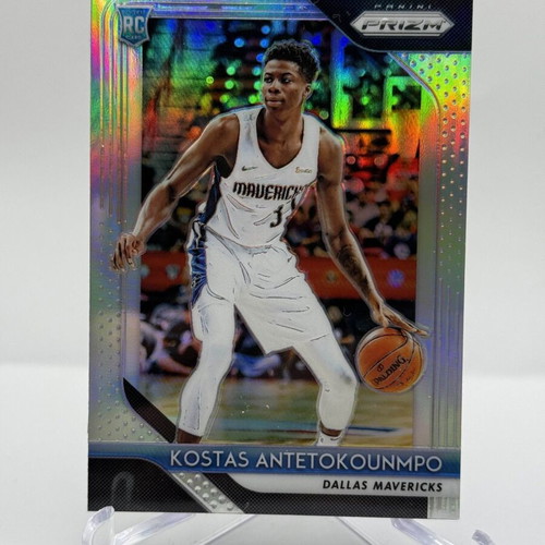 2018-19 Panini Prizm NBA Kostas Antetokounmpo RC Silver Prizm #22 card new