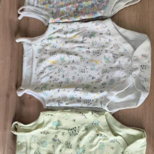 Next baby rompers like new, pack of 6, 9-12 months, 80 cm, 100% cotton