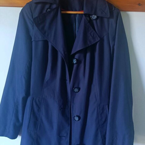 Marks and Spencer blue trench coat like new, size L