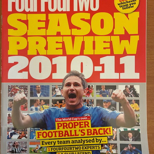 FourFourTwo Season Preview 2010-11 like new English leagues magazine