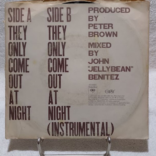 Peter Brown They Only Come Out At Night vinyl used 45 RPM