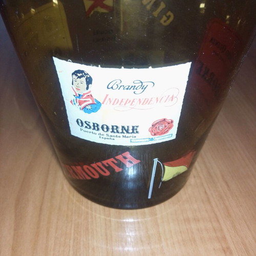 Osborne Veterano collectible glass, like new, 12.5 cm diameter, 13 cm height