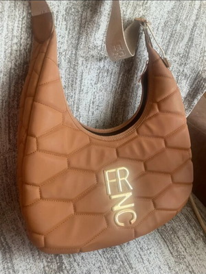 FRNC crossbody and shoulder bag used, beige