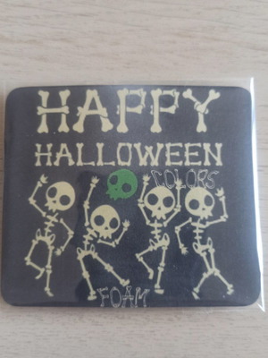 Skeletons green color foam design new, set of 4 pieces