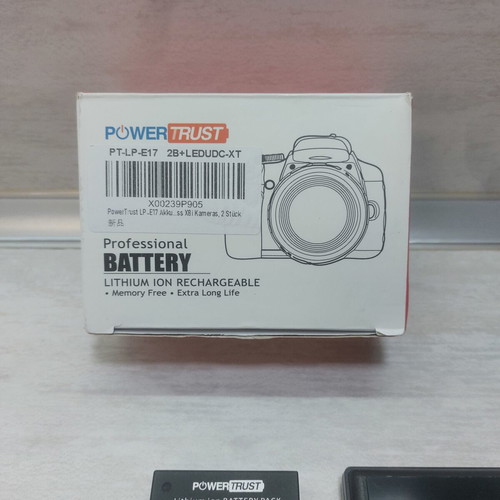 PowerTrust LP-E17 Battery and Dual USB Charger Kit for Canon EOS