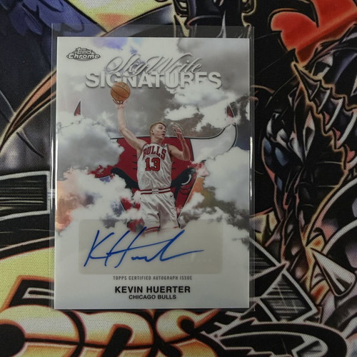 Kevin Huerter Auto Topps Chrome NBA Chicago Bulls card