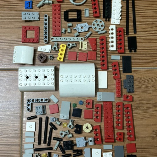 Vintage Lego Technic parts used, pack of 110