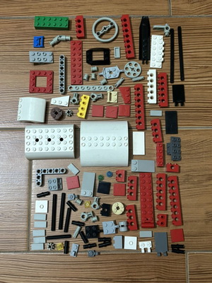 Vintage Lego Technic parts used, pack of 110