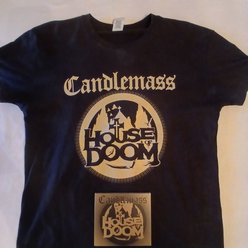 Candlemass House of Doom 2018 shirt with CD, like new, size L