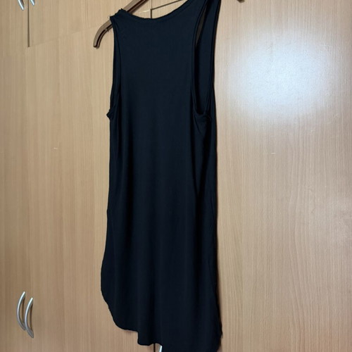 Stradivarius sleeveless top black, like new, size S
