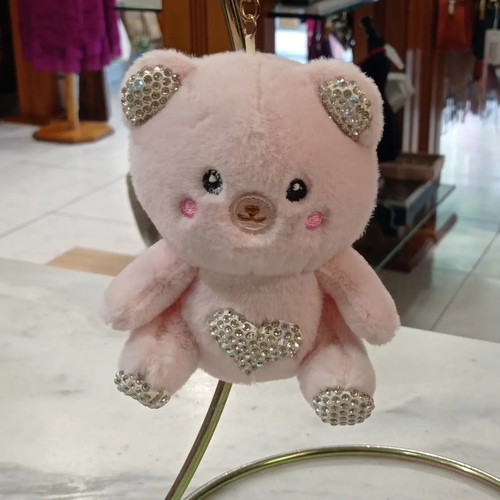 Plush bear keychain new