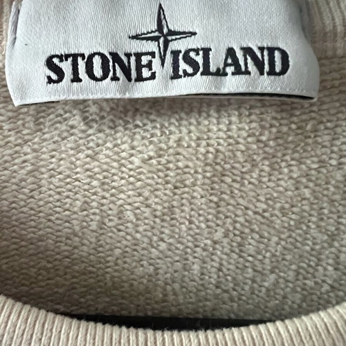 Stone Island Beige Crew Neck Sweatshirt size M like new