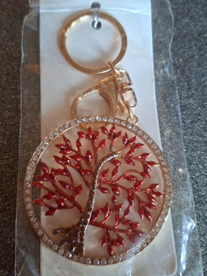 Metal tree keychain new