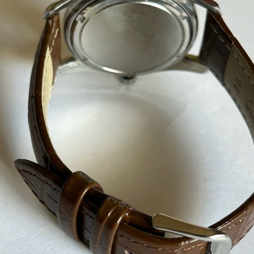 Titus De luxe wind-up watch used, 21 jewels, gray silver