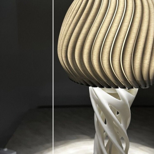 Organic Flow Lamp New with Sculpted Light Design