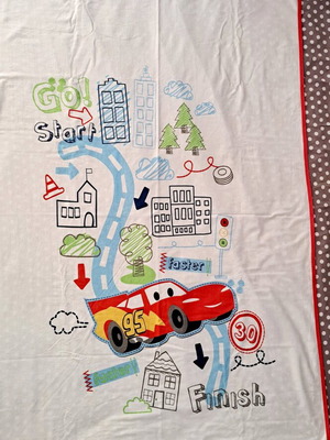 Cars spring blanket Mcqueen 100x150 cm 100% cotton
