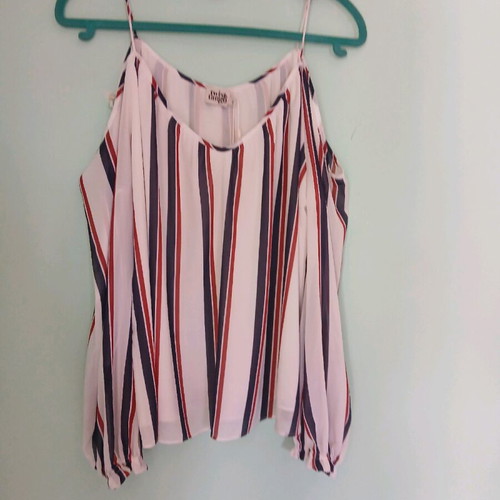 Twist & Tango striped blouse new, size M, polyester
