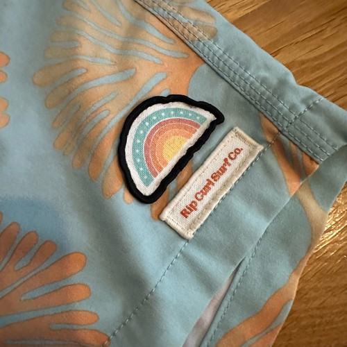 Rip Curl Laydays boardshorts light blue, like new, size Large