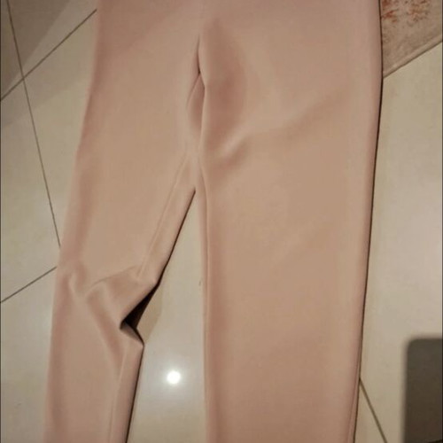 Zara pink fabric pants like new, size S