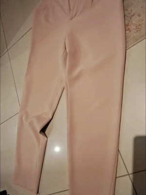 Zara pink fabric pants like new, size S