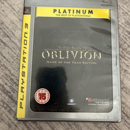 The Elder Scrolls Oblivion PS3 game, like new condition