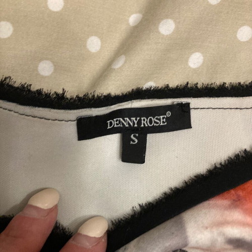 Denny Rose blouse used, blue and black, size S
