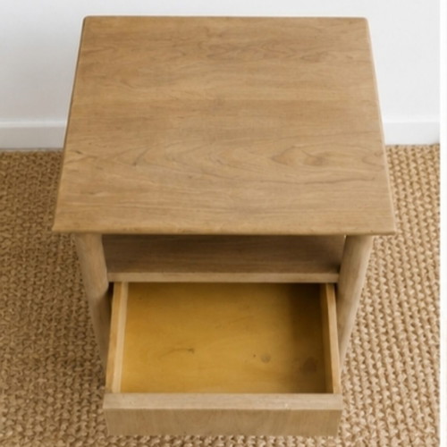 Mid Century Nightstands pair new, natural wood Scandinavian design