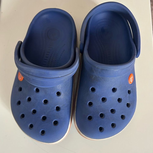 Crocs used, blue, boys' shoes