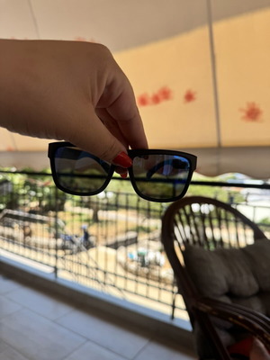 Moritz sunglasses like new, black and blue