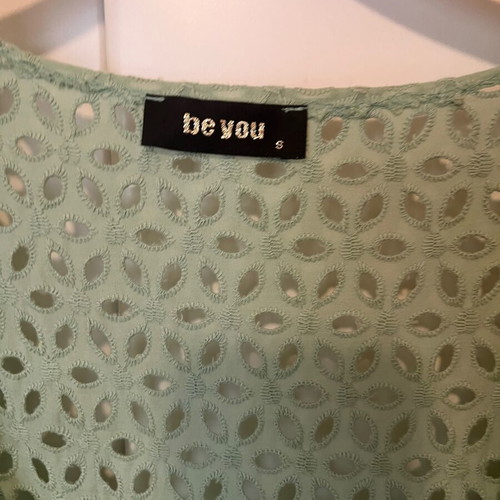 Be You dress, pistachio color, size S, guipure fabric