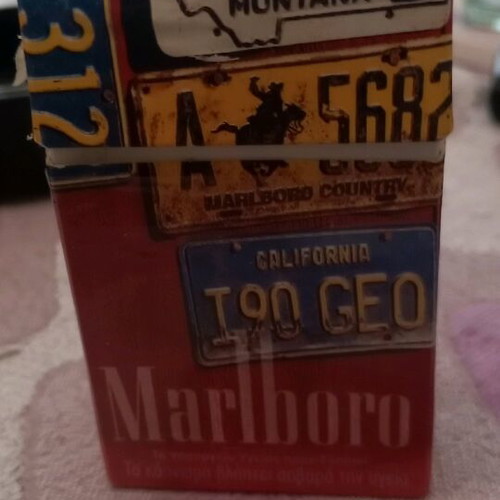 Marlboro collectible pack used with seal and authenticity tape